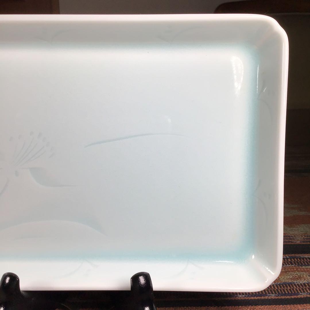 有田焼　潯陽　青磁　角皿　5枚