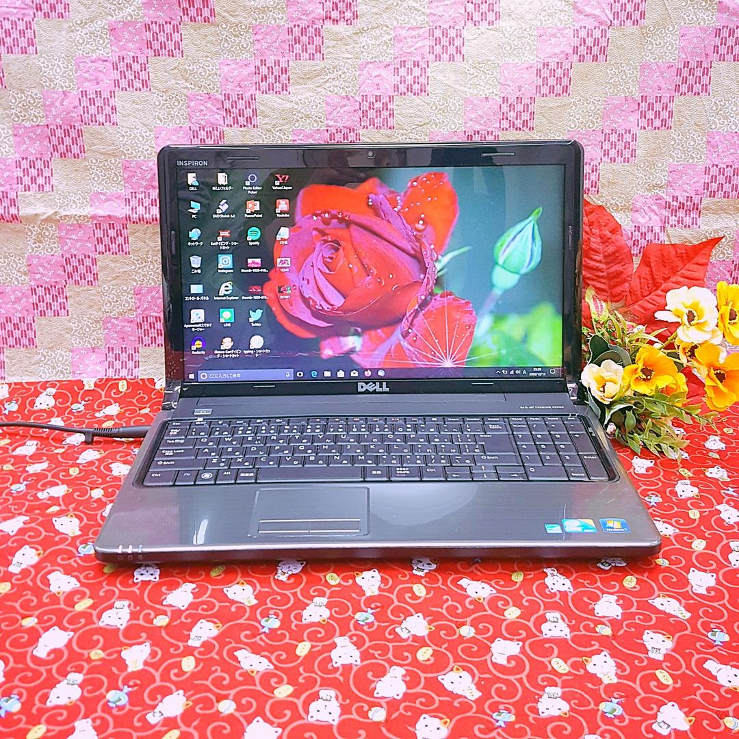 DELL！高性能Core i3！HDD大容量の320GBを搭載！動画編集ソフト