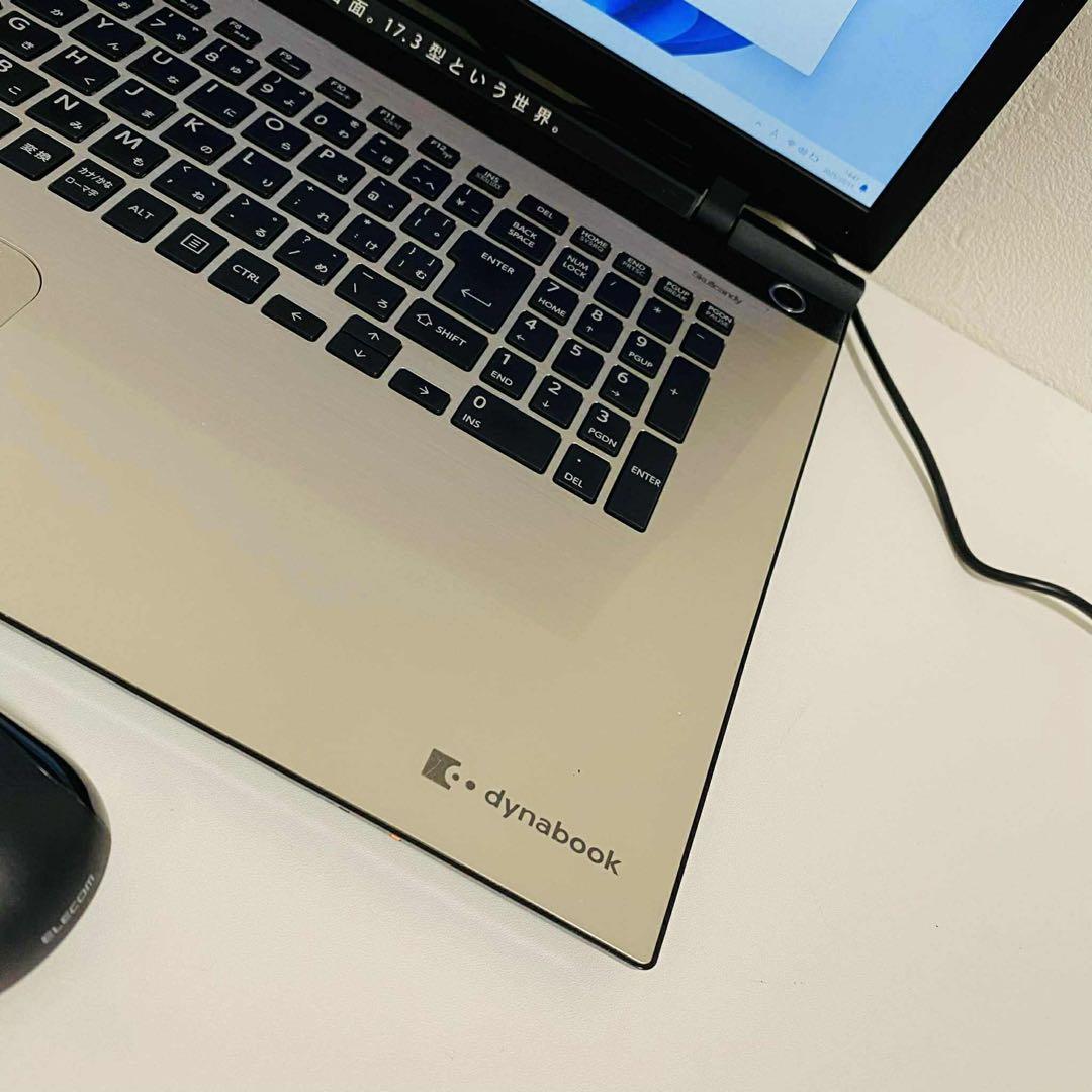 Y847 TOSHIBAノートパソコンi5高速大画面Windows11オフィス付