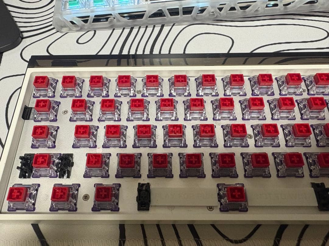 キーボード MelGeek made68 ultra white