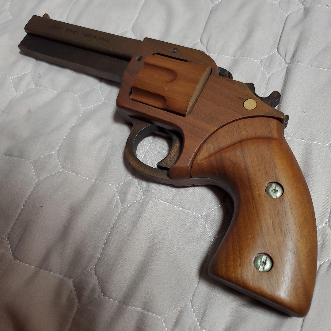 ササキ工芸　GRASP木製ゴム鉄砲　【COLTPITHON357】