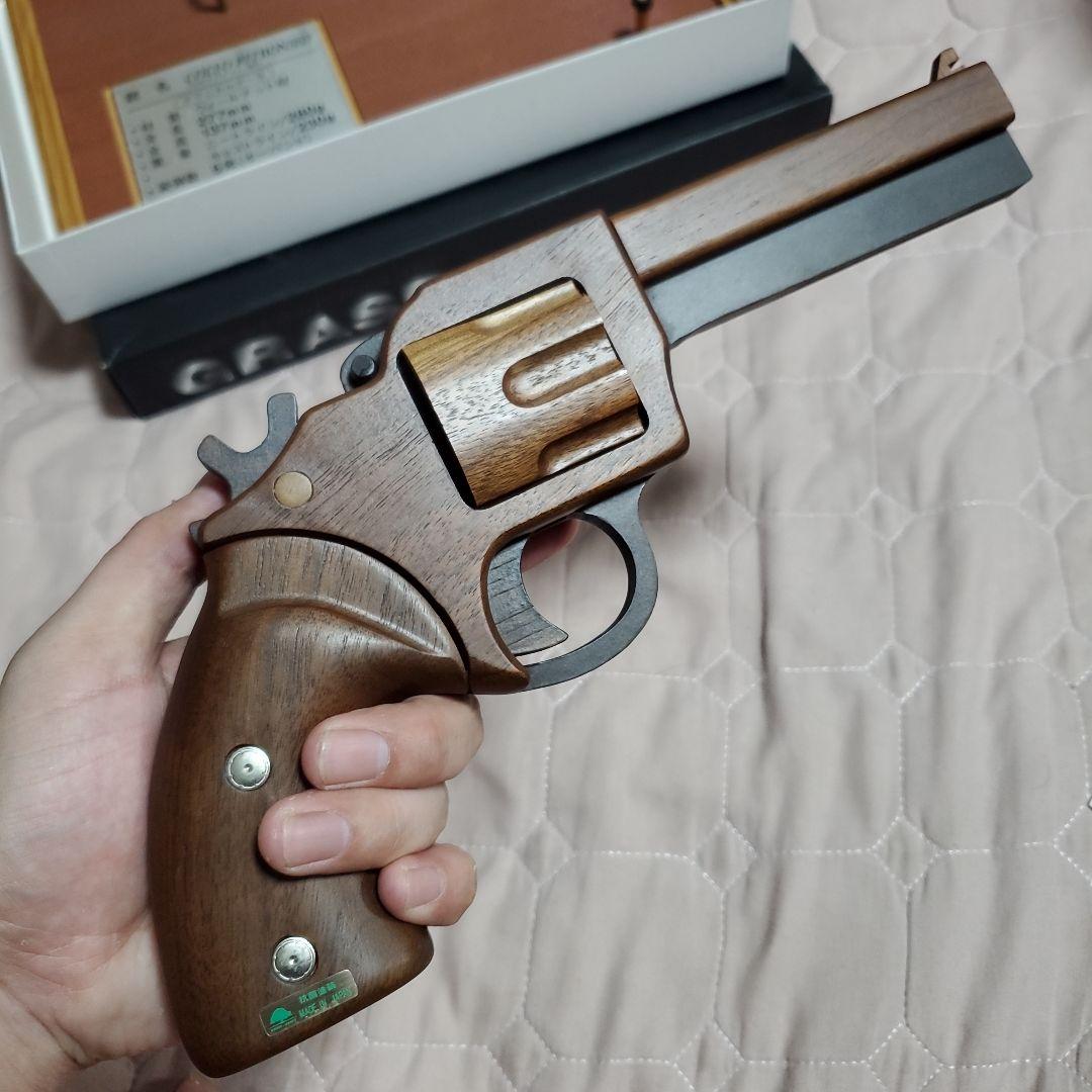 ササキ工芸　GRASP木製ゴム鉄砲　【COLTPITHON357】