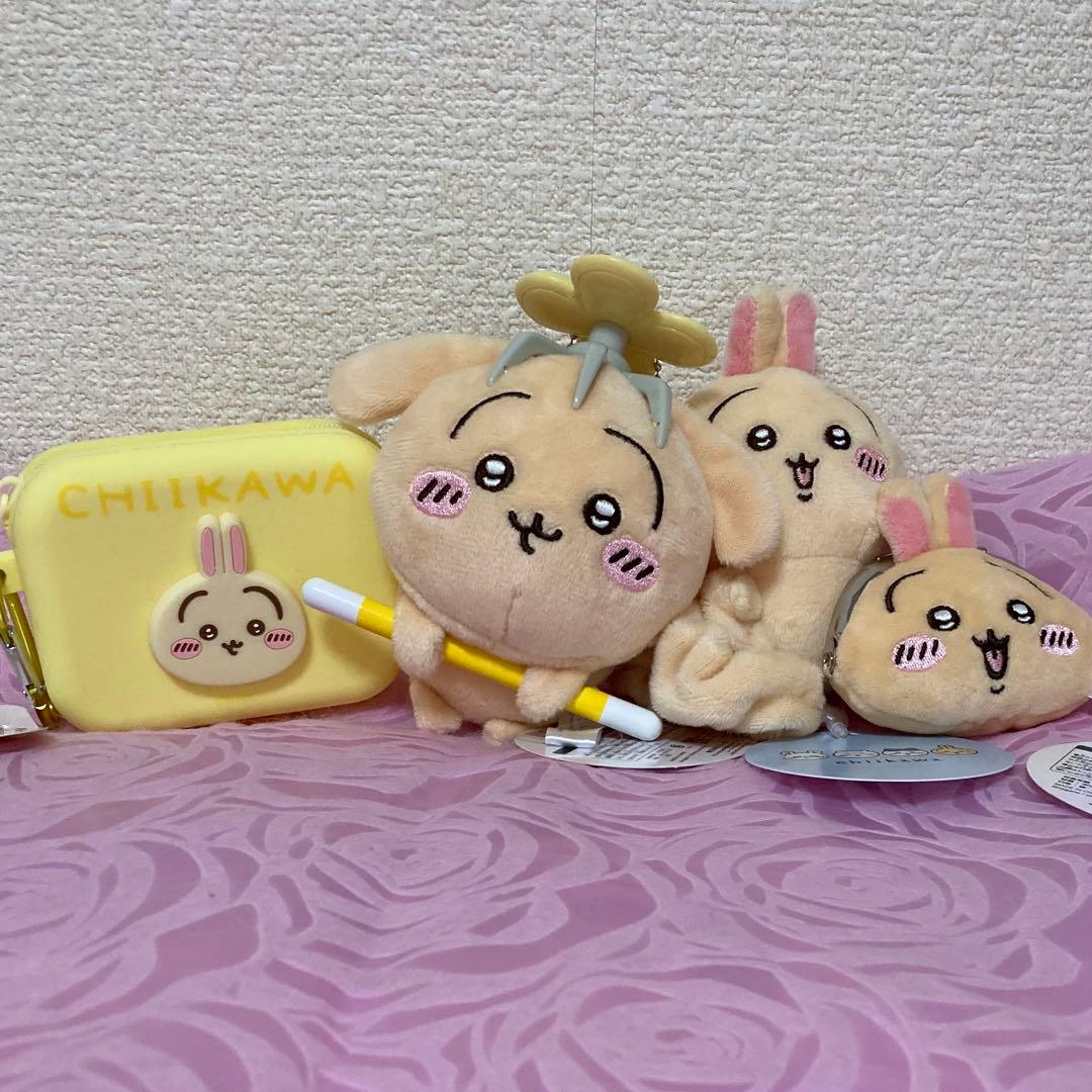 【ちいかわ】うさぎ　6点セット　討伐　ポーチ　ぬいぐるみ
