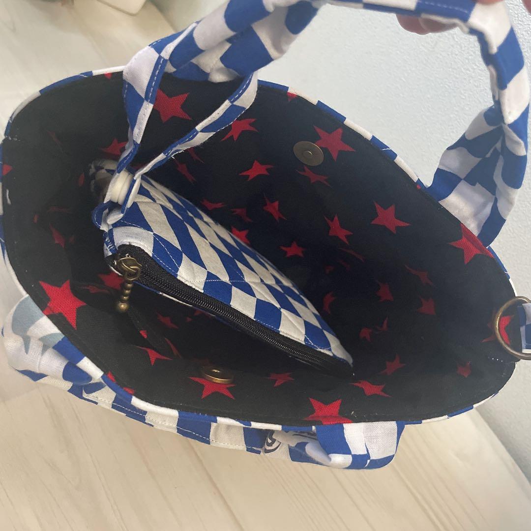 遠藤関　北陣親方　ぷっくりミニトートバッグ＆ファスナーポーチ