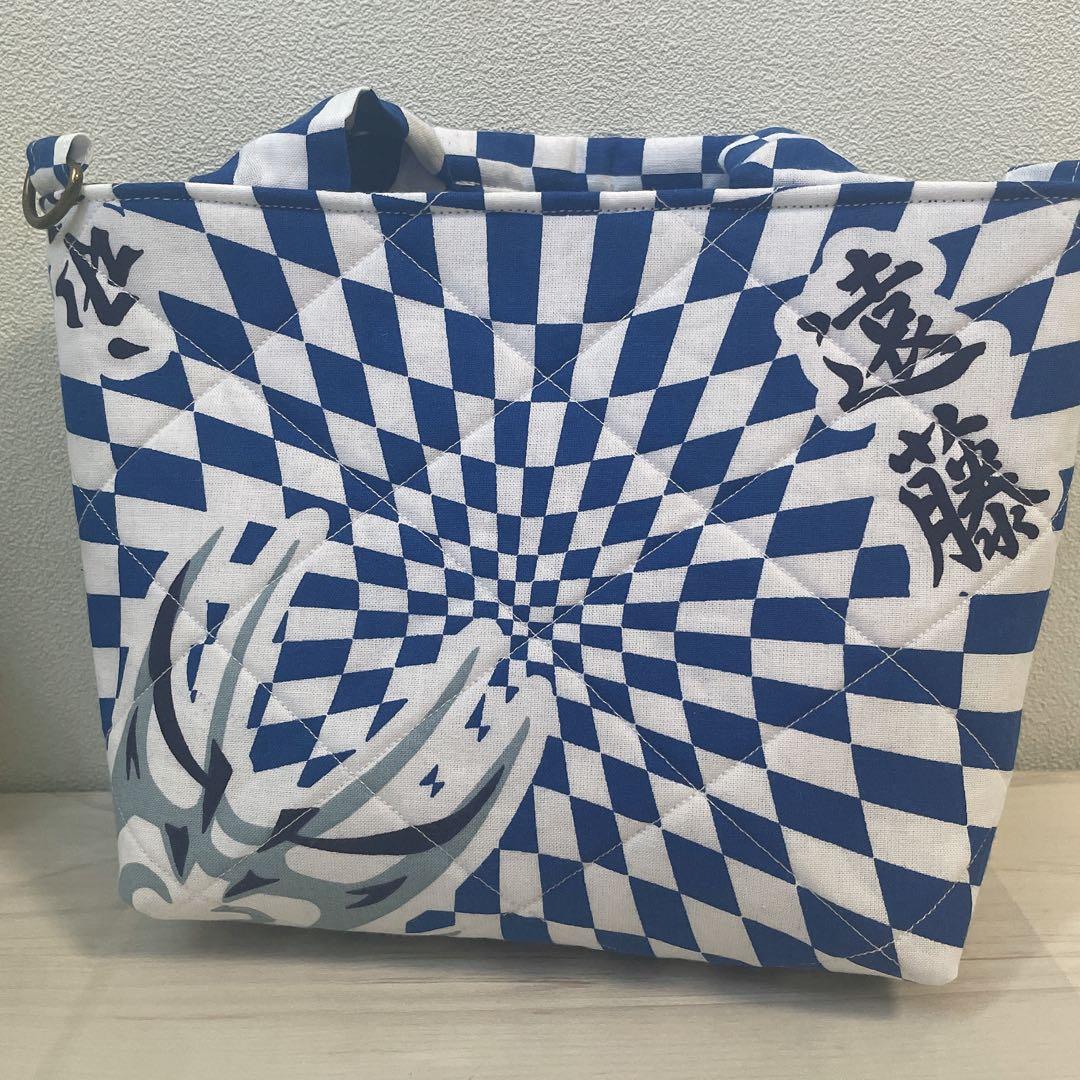 遠藤関　北陣親方　ぷっくりミニトートバッグ＆ファスナーポーチ