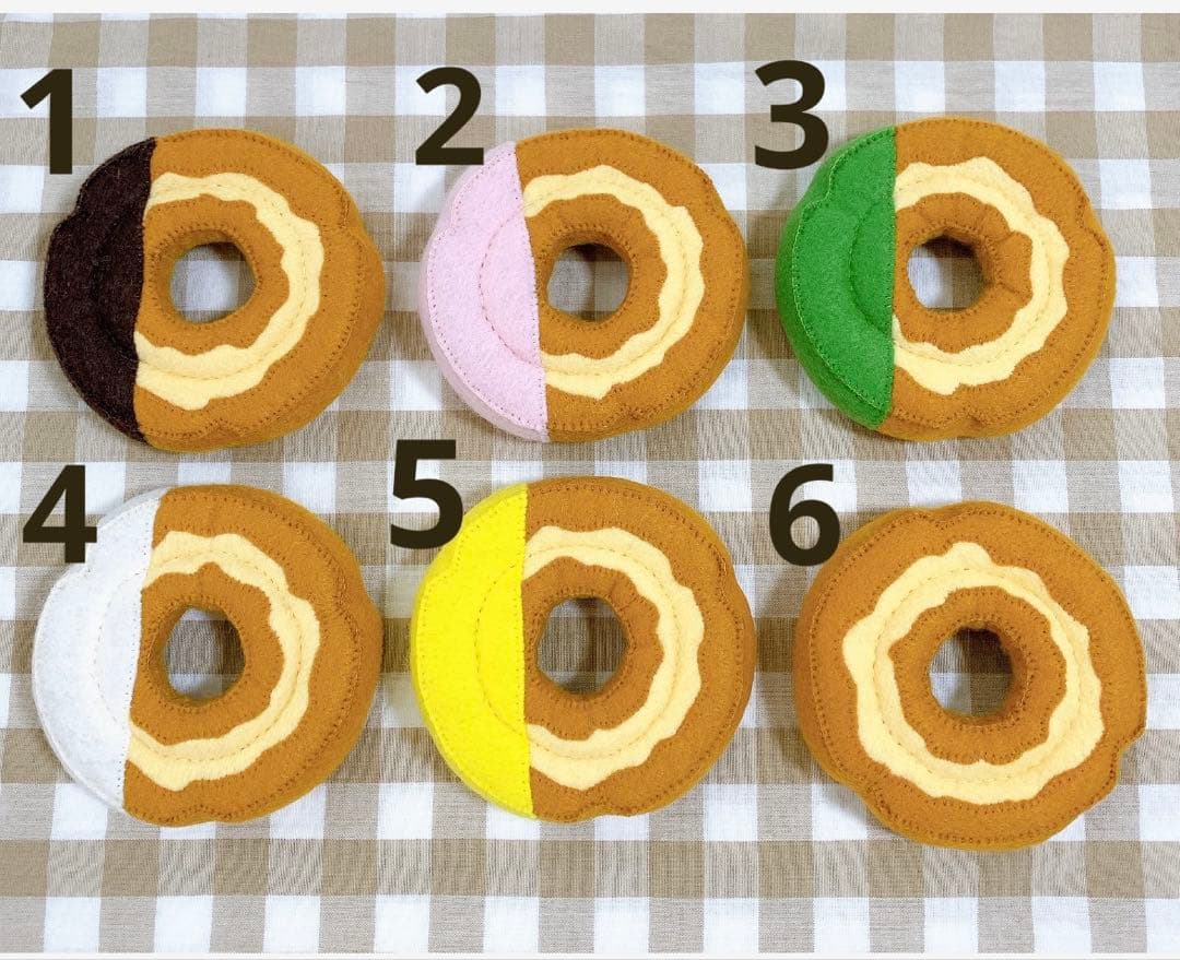 フェルトおままごと　フェルトドーナツ　オーダー