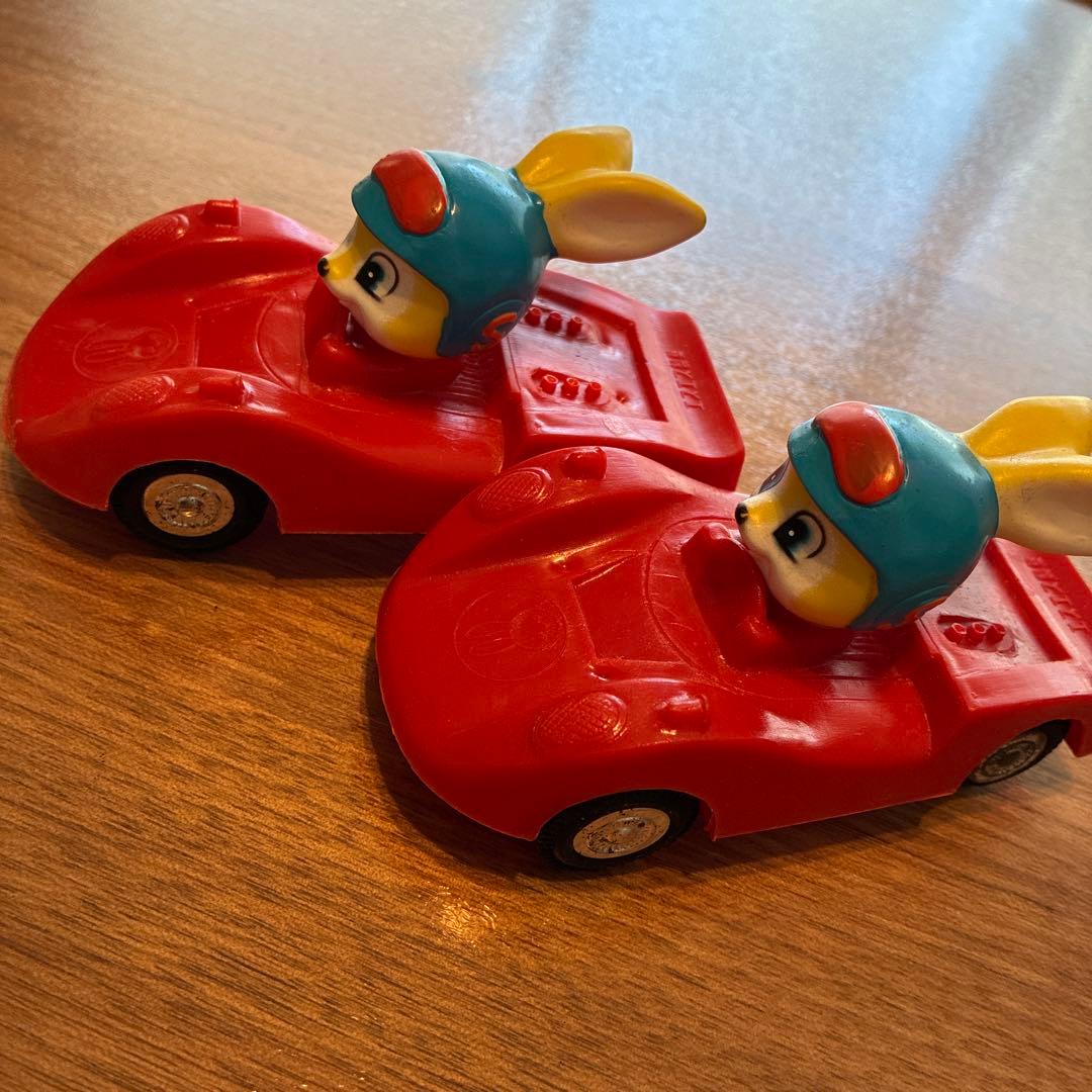 エスエス製薬　ピョンちゃんレーシングカー　2体　昭和レトロ