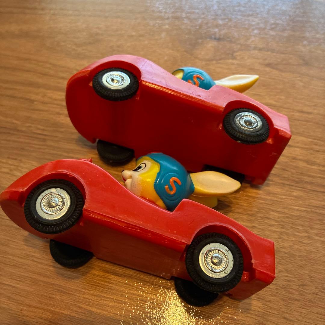 エスエス製薬　ピョンちゃんレーシングカー　2体　昭和レトロ