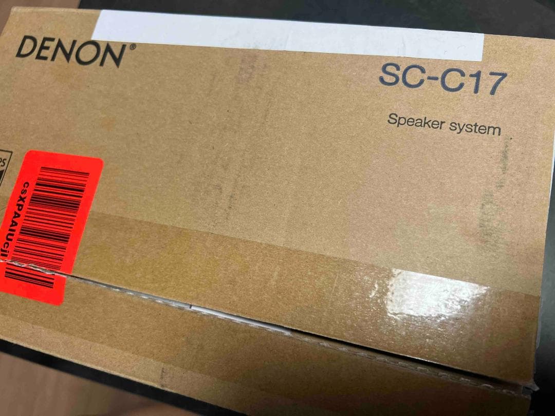 Denon SC-C17 センタースピーカー ハイレゾ対応　ブラック
