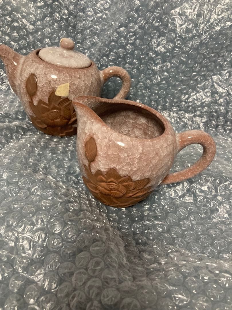 台湾茶器　ヴィンテージティーポット荷花