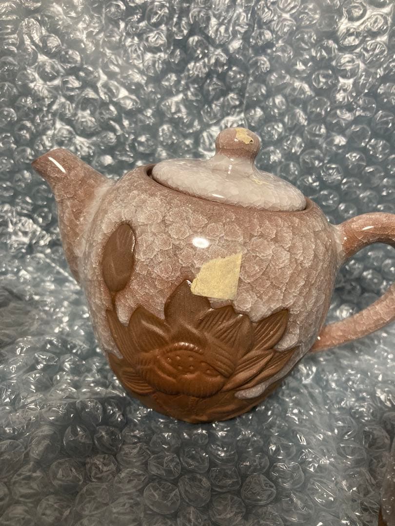 台湾茶器　ヴィンテージティーポット荷花