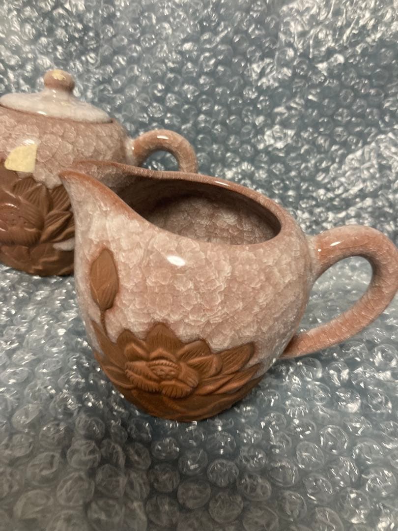 台湾茶器　ヴィンテージティーポット荷花