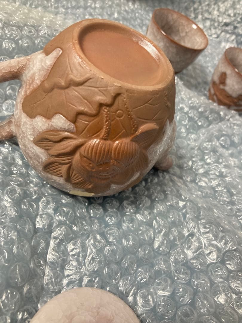 台湾茶器　ヴィンテージティーポット荷花