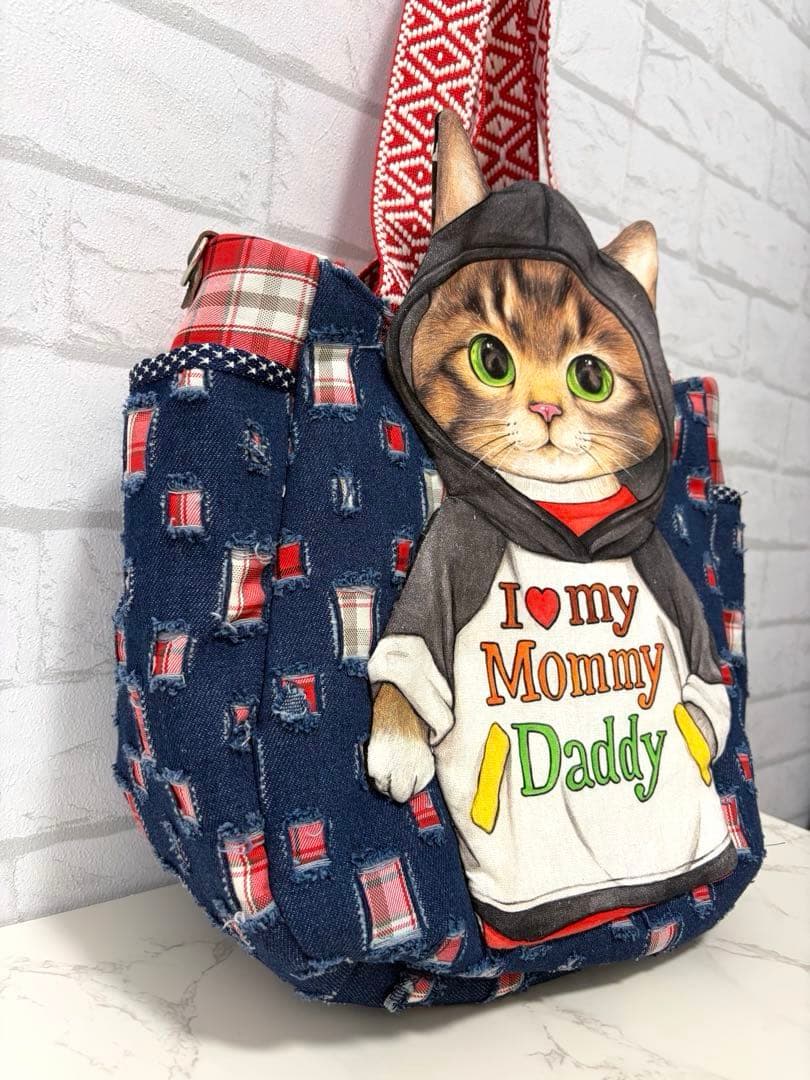 コヤンイサムチョン♡超BIGサンダーちゃん♡ダメージデニム♡チューリップバッグ