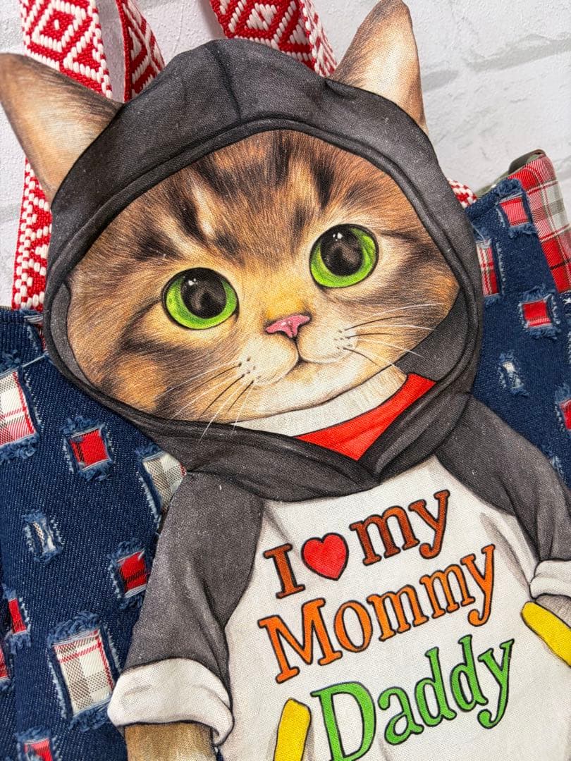 コヤンイサムチョン♡超BIGサンダーちゃん♡ダメージデニム♡チューリップバッグ