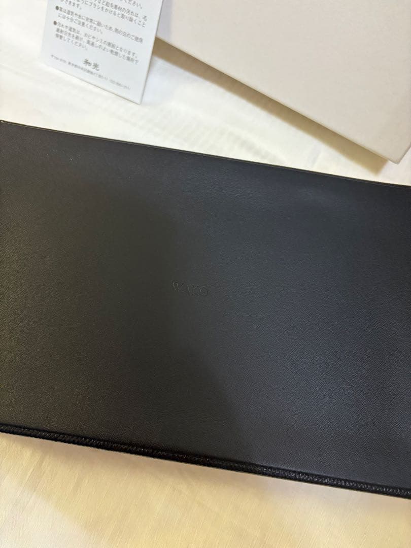 【専用】和光WAKO ステッチオーバーナイターL レザー小物入れ 黒