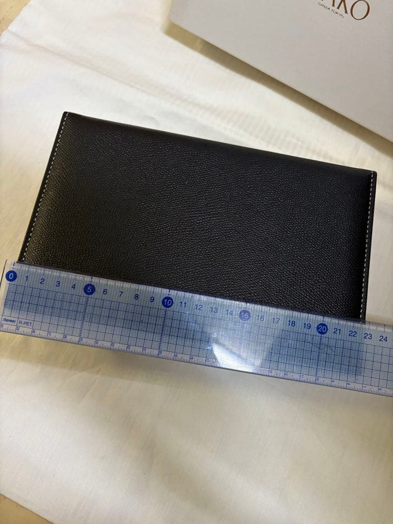 【専用】和光WAKO ステッチオーバーナイターL レザー小物入れ 黒