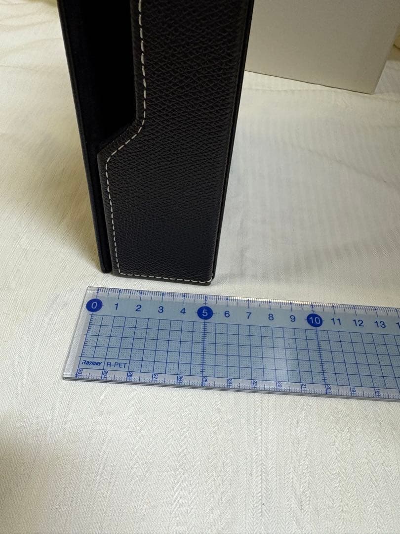 【専用】和光WAKO ステッチオーバーナイターL レザー小物入れ 黒