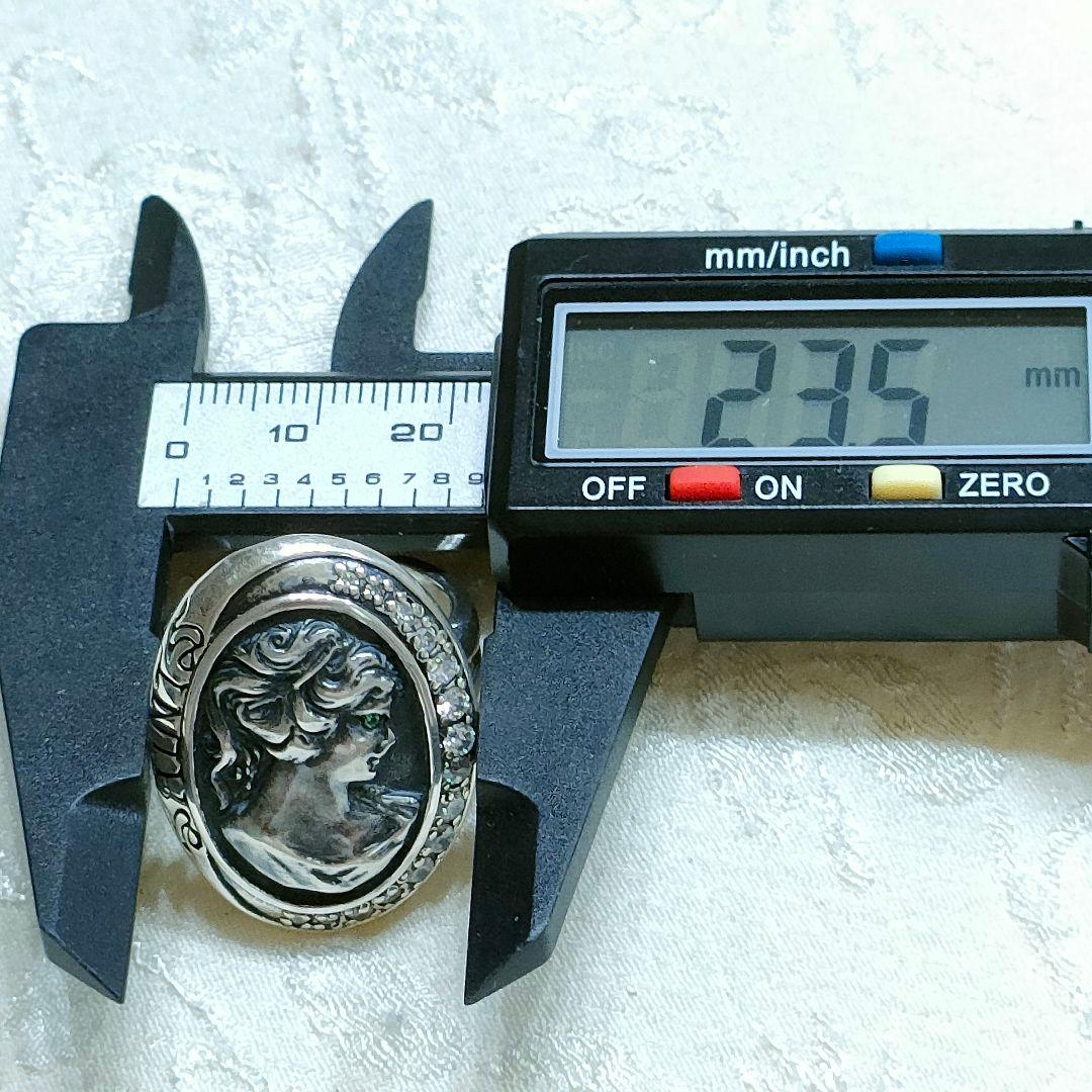 BV20　SAINTS 925銀製 リング 女神 カメオ　リング指輪