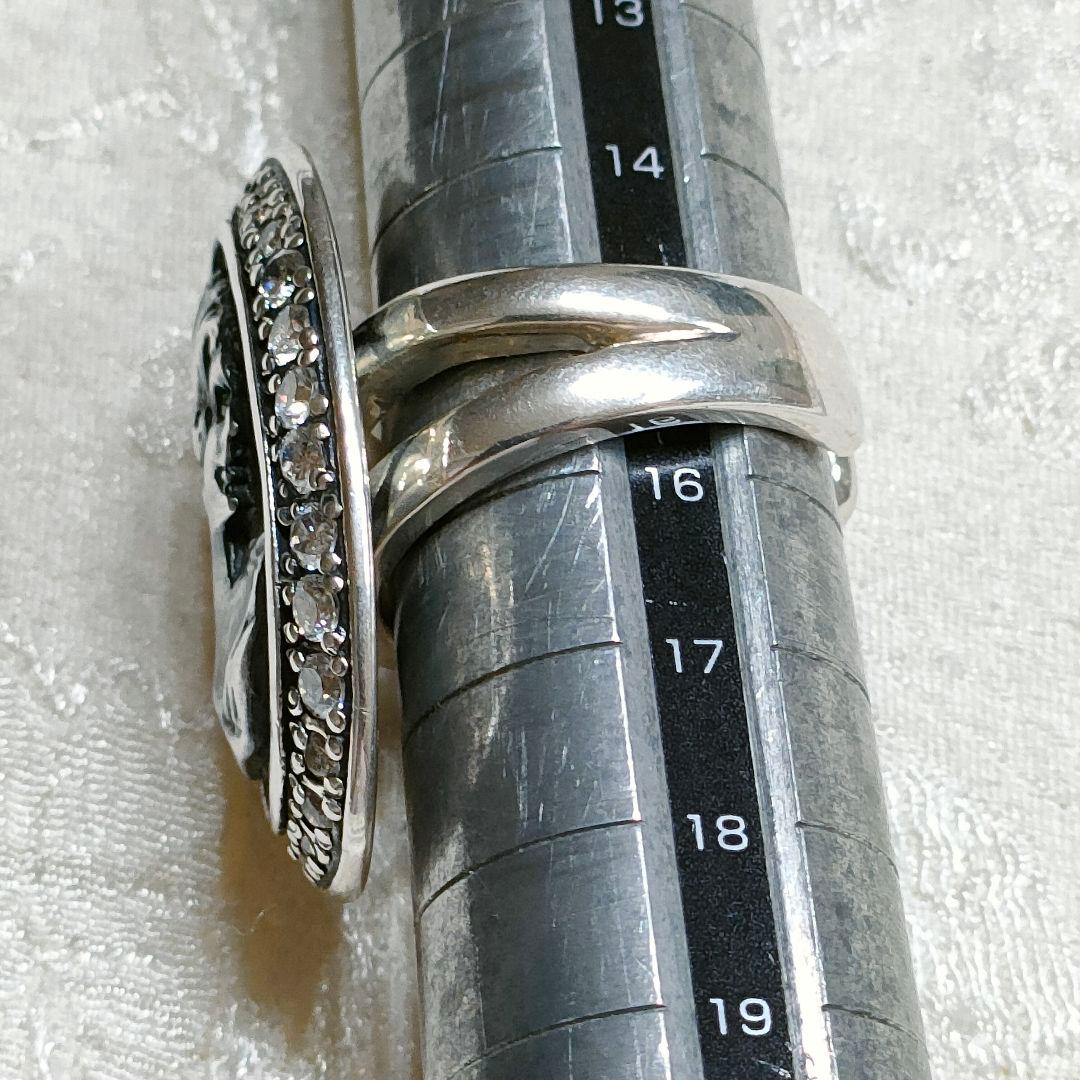 BV20　SAINTS 925銀製 リング 女神 カメオ　リング指輪