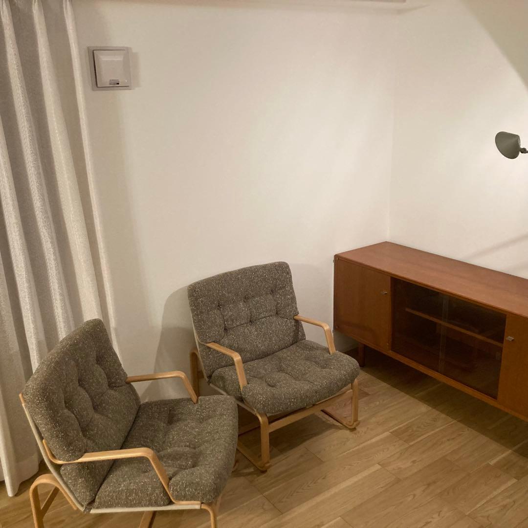 ブルーノマットソン　1人掛けソファ　肘付き　ハイタイプ1脚