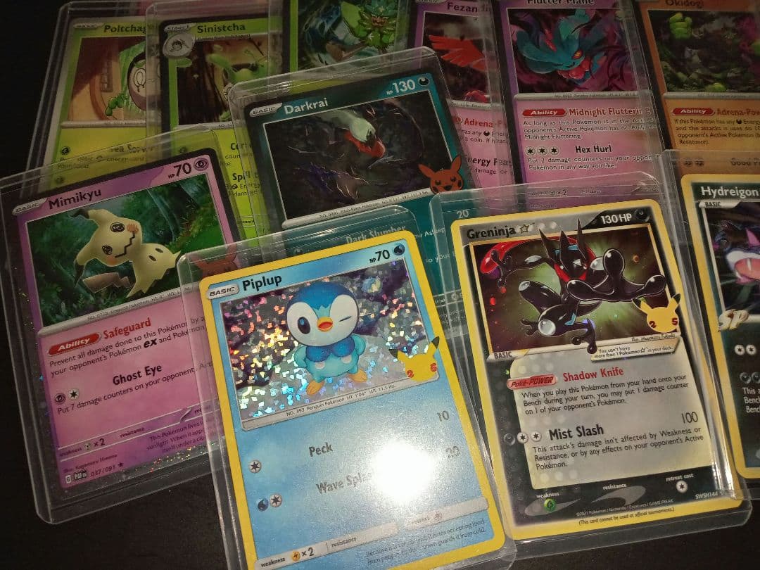 ポケモンカード　ポケカ　海外版　25th　ピカチュウ　ゲンガー　ゲッコウガ