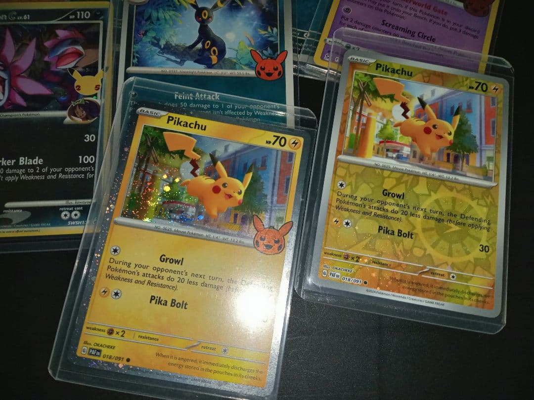 ポケモンカード　ポケカ　海外版　25th　ピカチュウ　ゲンガー　ゲッコウガ