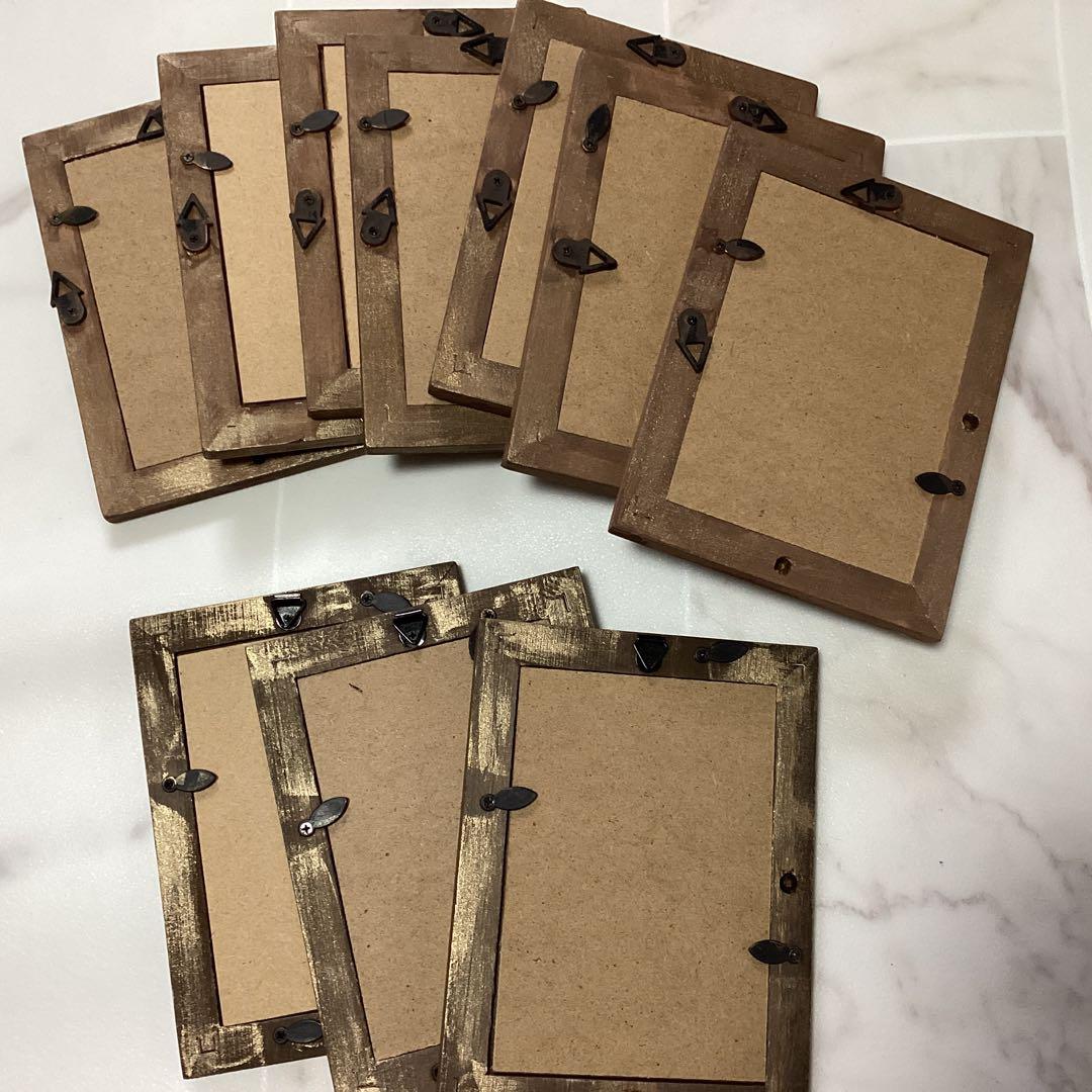 オーダー　アンティーク調フォトフレーム　10コ