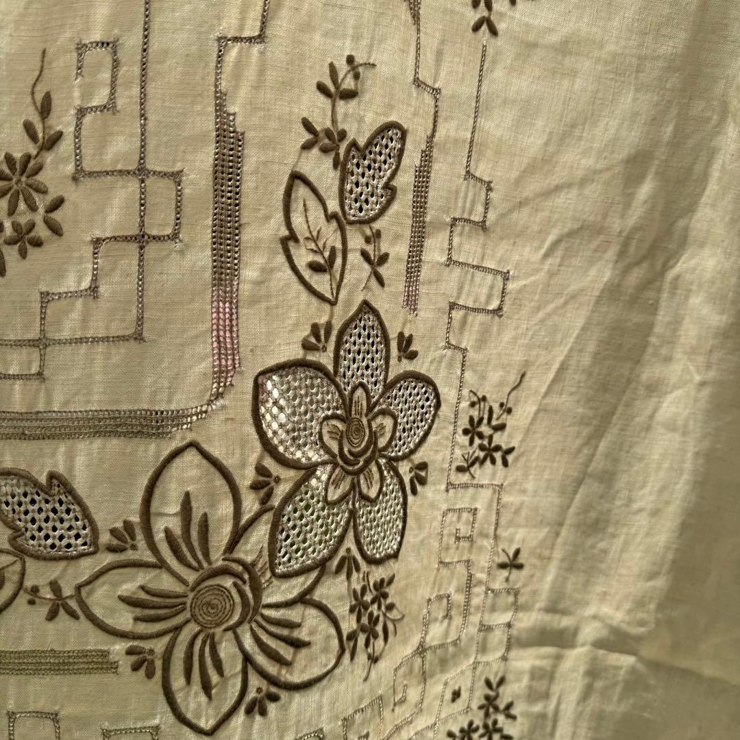 汕頭　大判　テーブルクロス　170cm×210cm