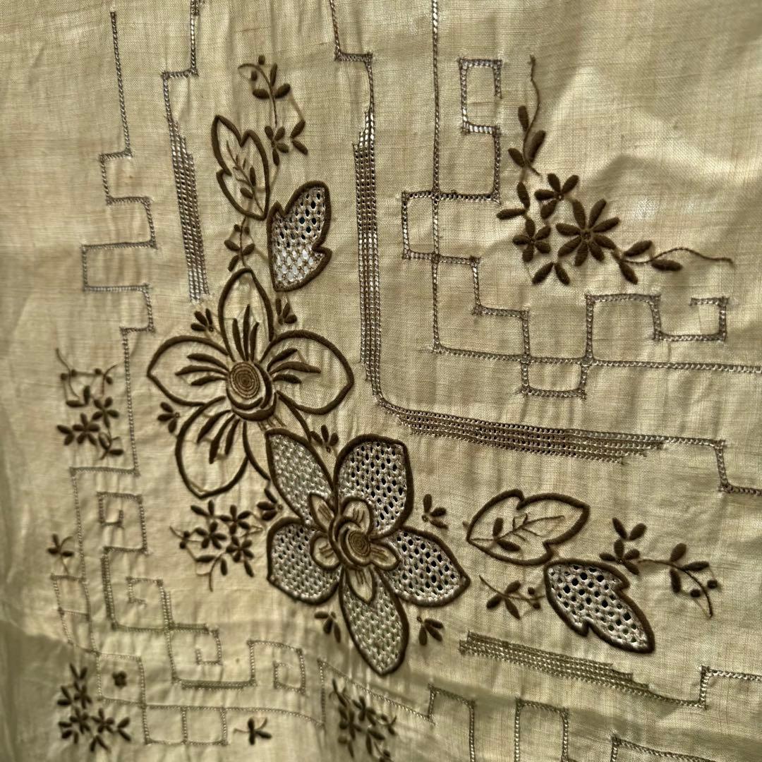 汕頭　大判　テーブルクロス　170cm×210cm