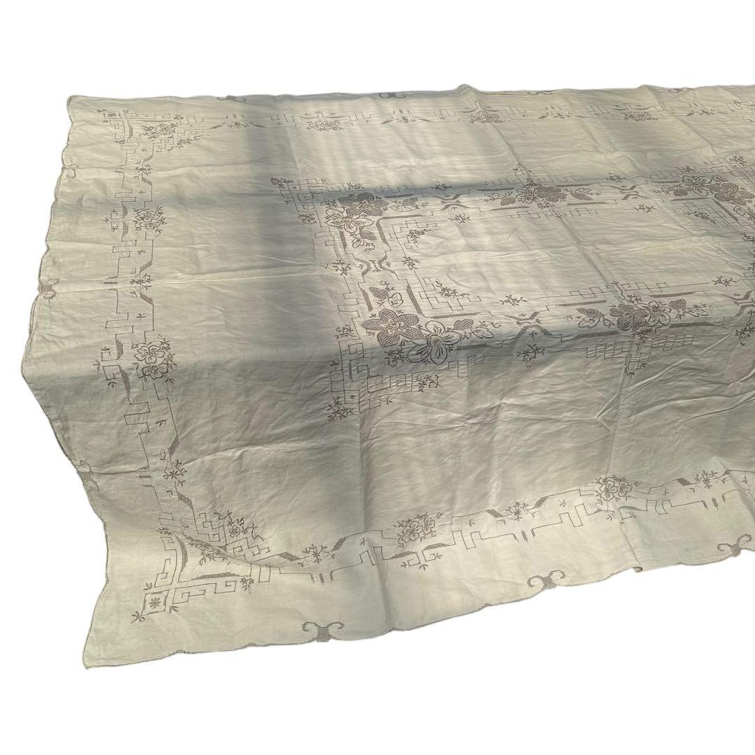 汕頭　大判　テーブルクロス　170cm×210cm