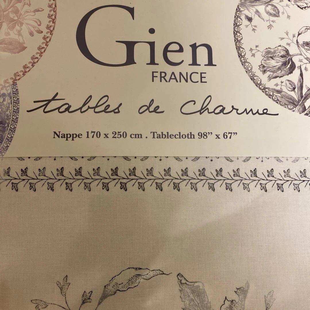 新品未使用Gien テーブルクロスtable de Charme 170x250