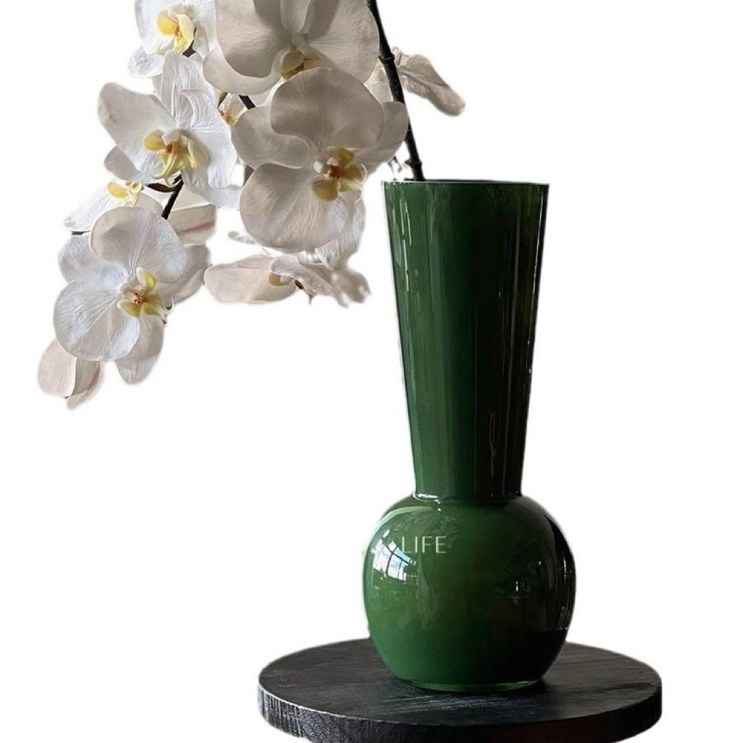 花瓶フラワーベース ガラス インテリア 高級感 シンプル 北欧 おしゃれ 枝物