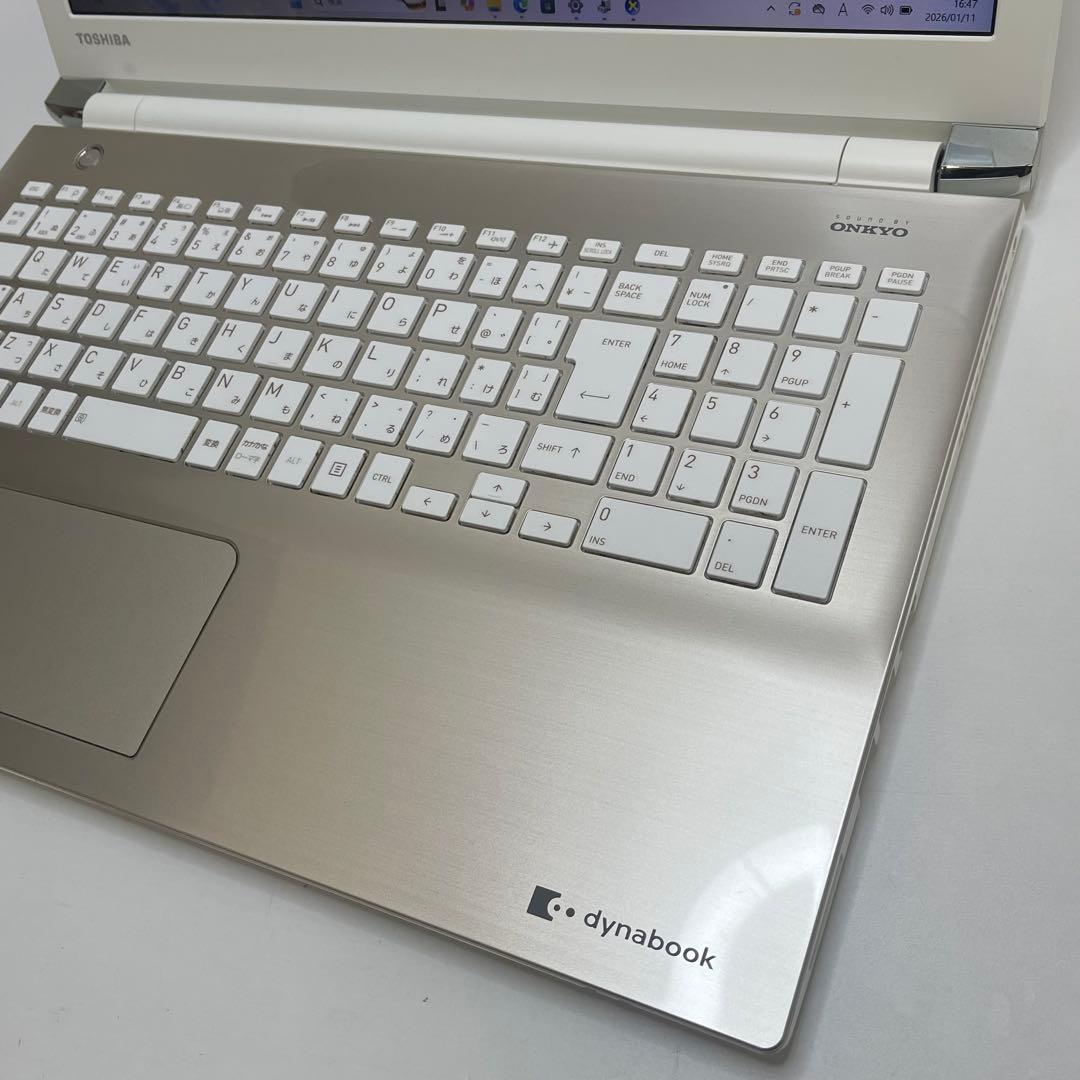 #774 東芝 Dynabook T65/DG i7-7500U 8GB 256