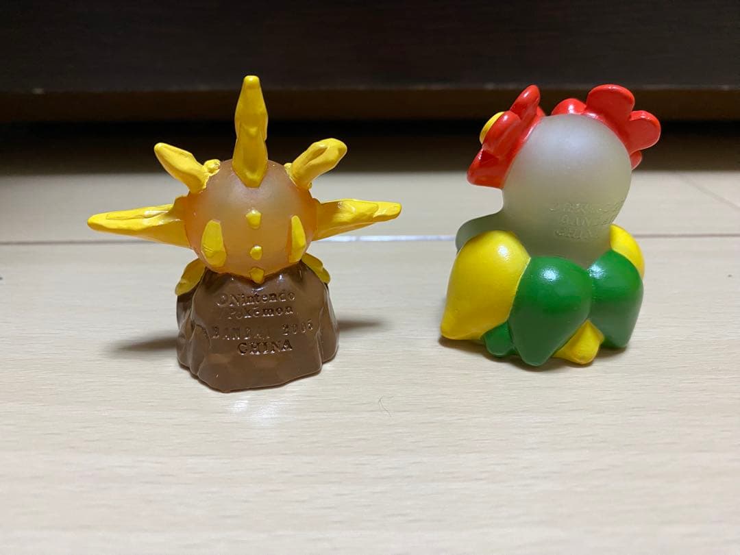 ポケモンキッズ　ポケモン　指人形　クリア　キレイハナ　ソルロック　レア