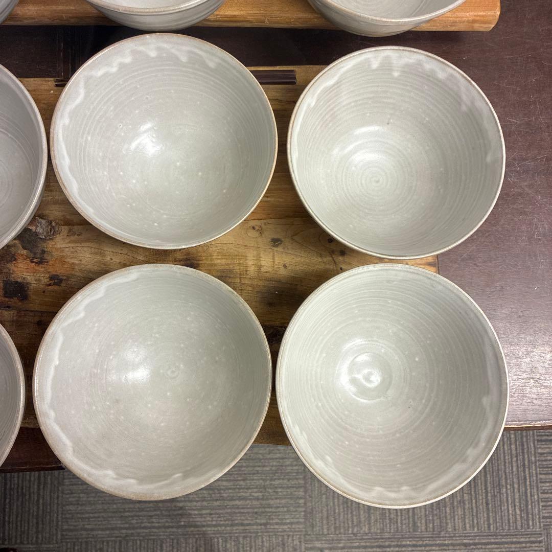 新品　陶器　陶芸作家　うどん鉢12個 721