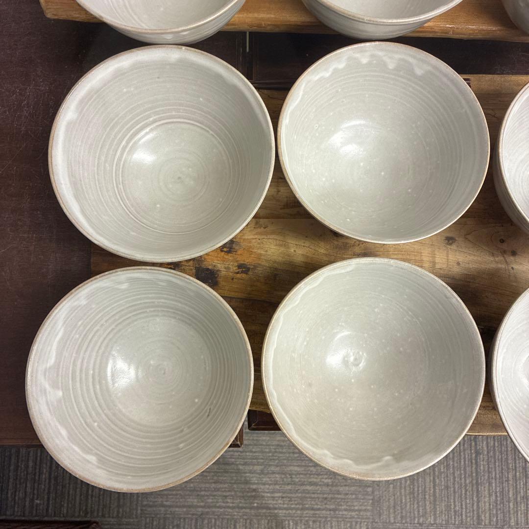 新品　陶器　陶芸作家　うどん鉢12個 721