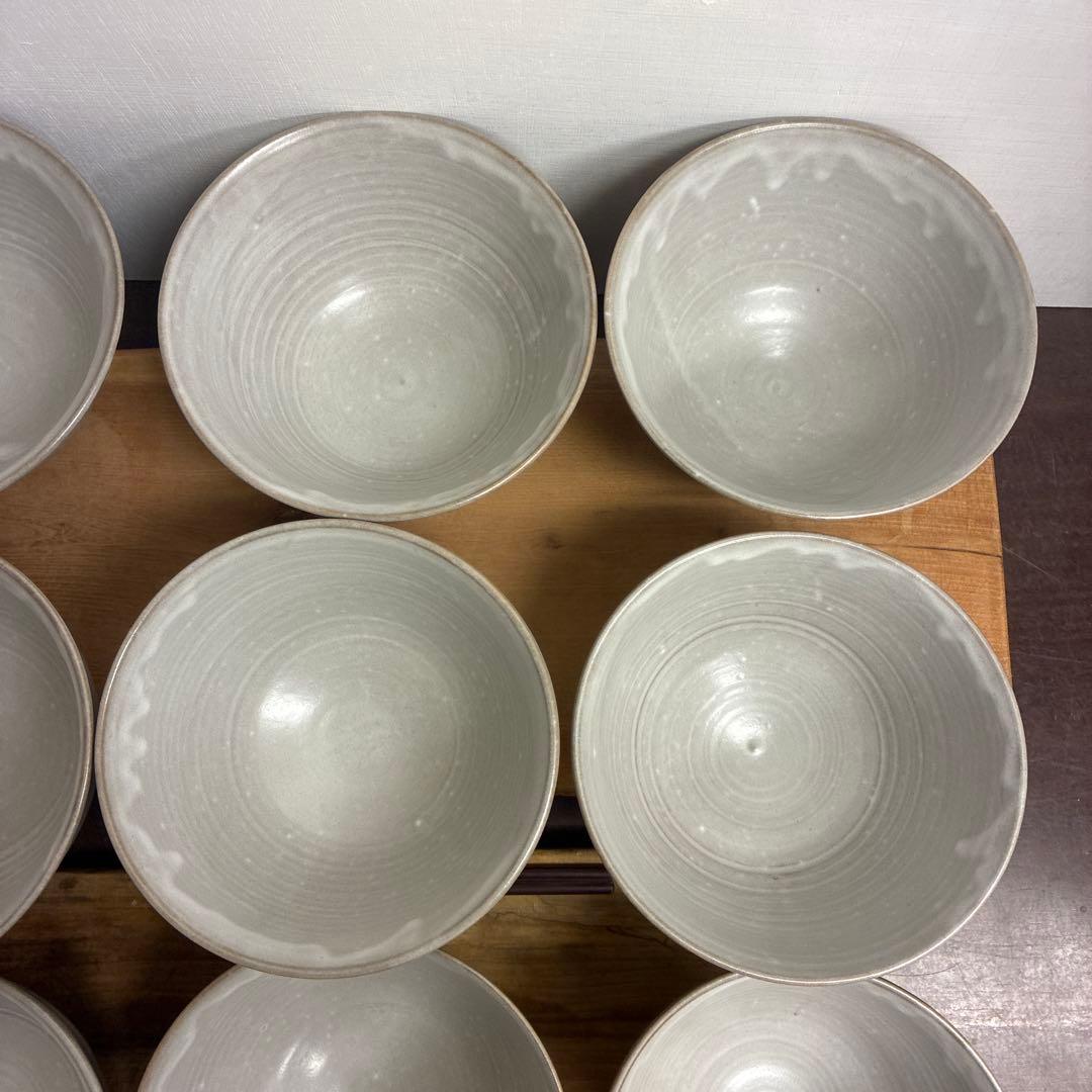 新品　陶器　陶芸作家　うどん鉢12個 721