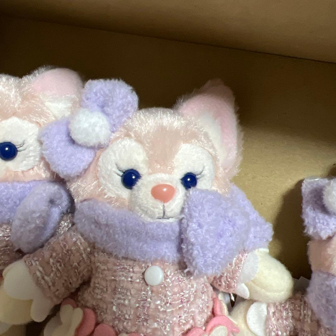 ディズニー　リーナベルちゃん　ぬいぐるみバッジ　3個セット　新品