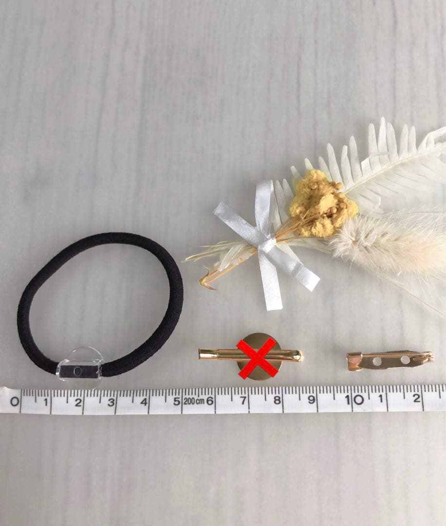 ハンドメイドレジンヘアゴム・ブローチ・ネックレスNo.341