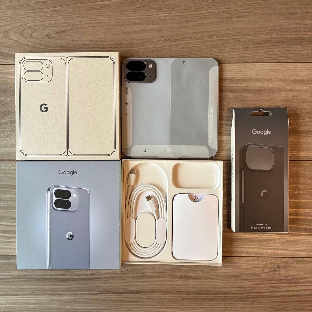 極美品&ケース付Google Pixel 10 Pro Fold 本体