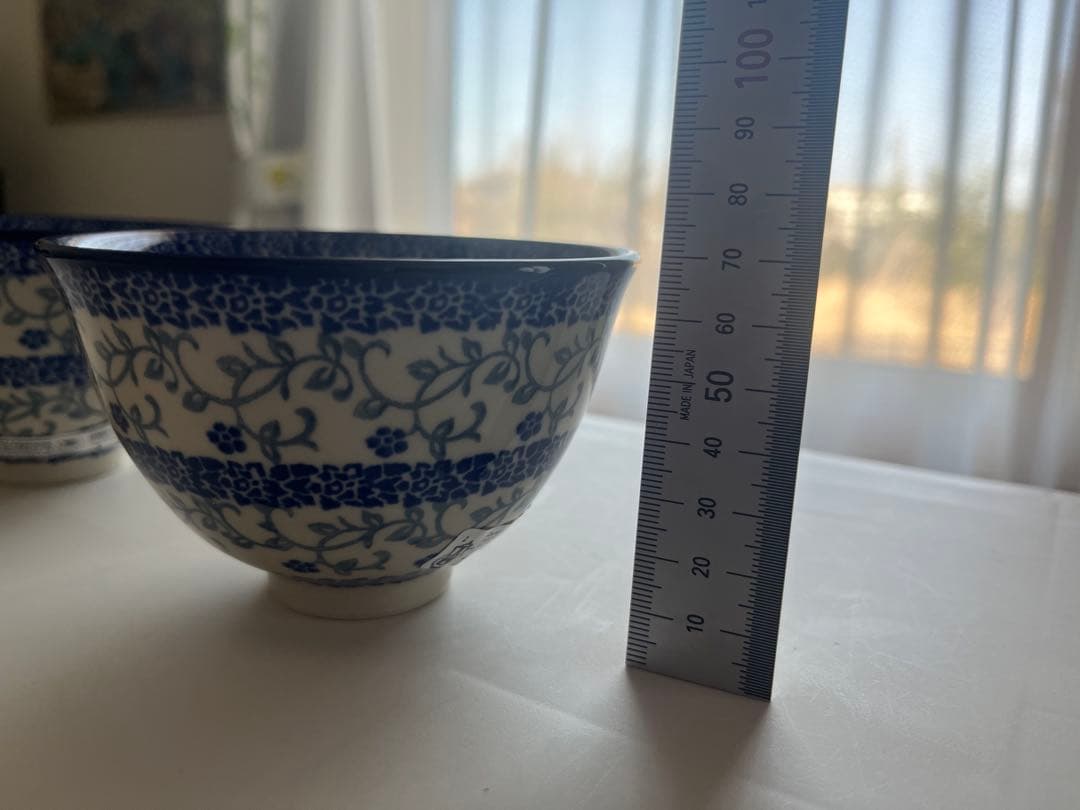 未使用　ポーランド食器　飯碗2個セット　10.5cm