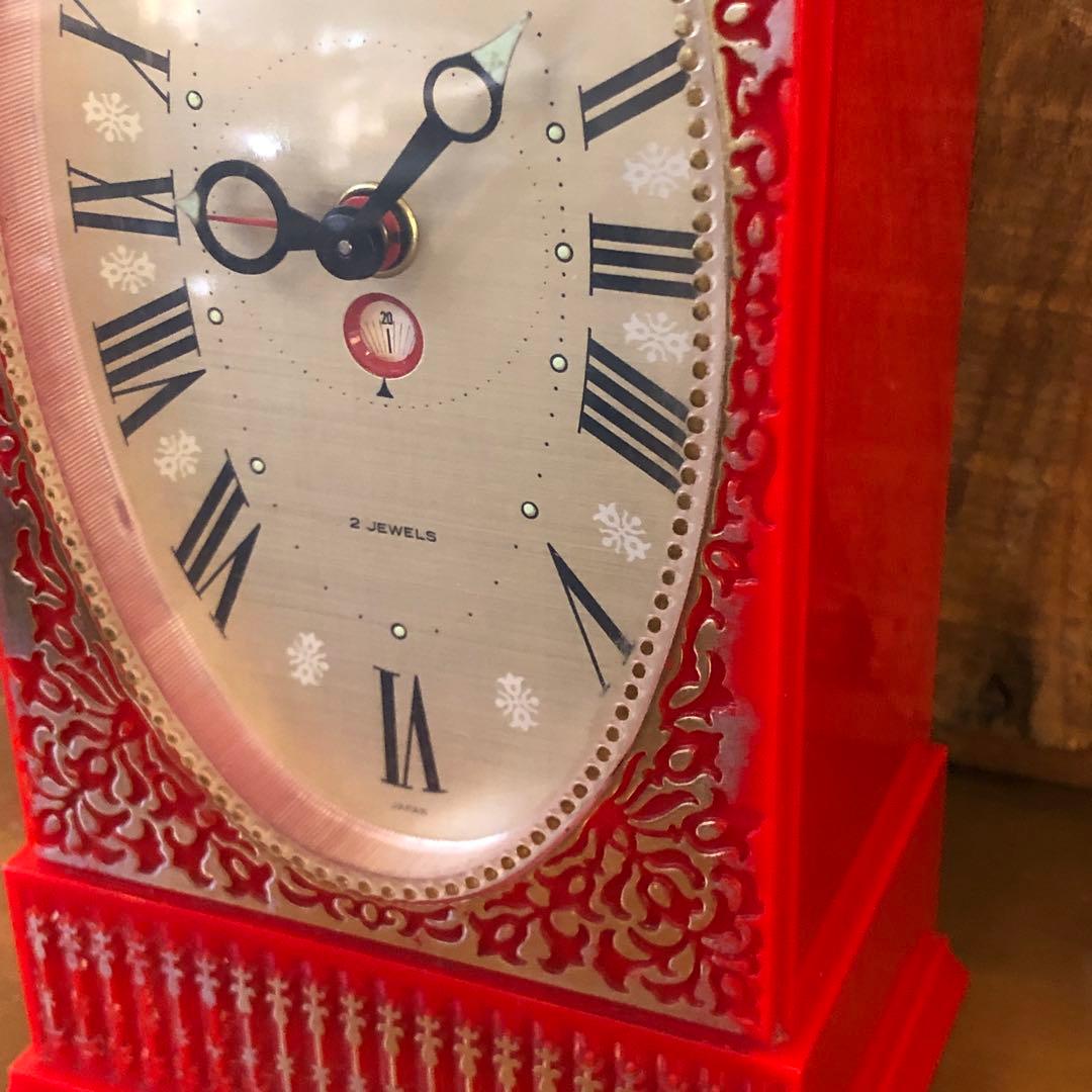 ビンテージ　SEIKO 置き時計　ゼンマイ式　希少　昭和レトロ　古道具