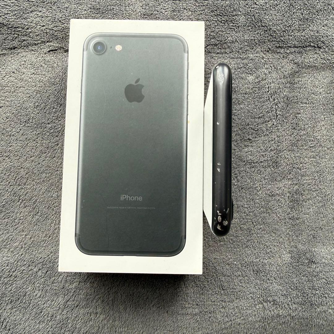 iPhone 7 128GB ブラック 黒 箱付きsimフリー