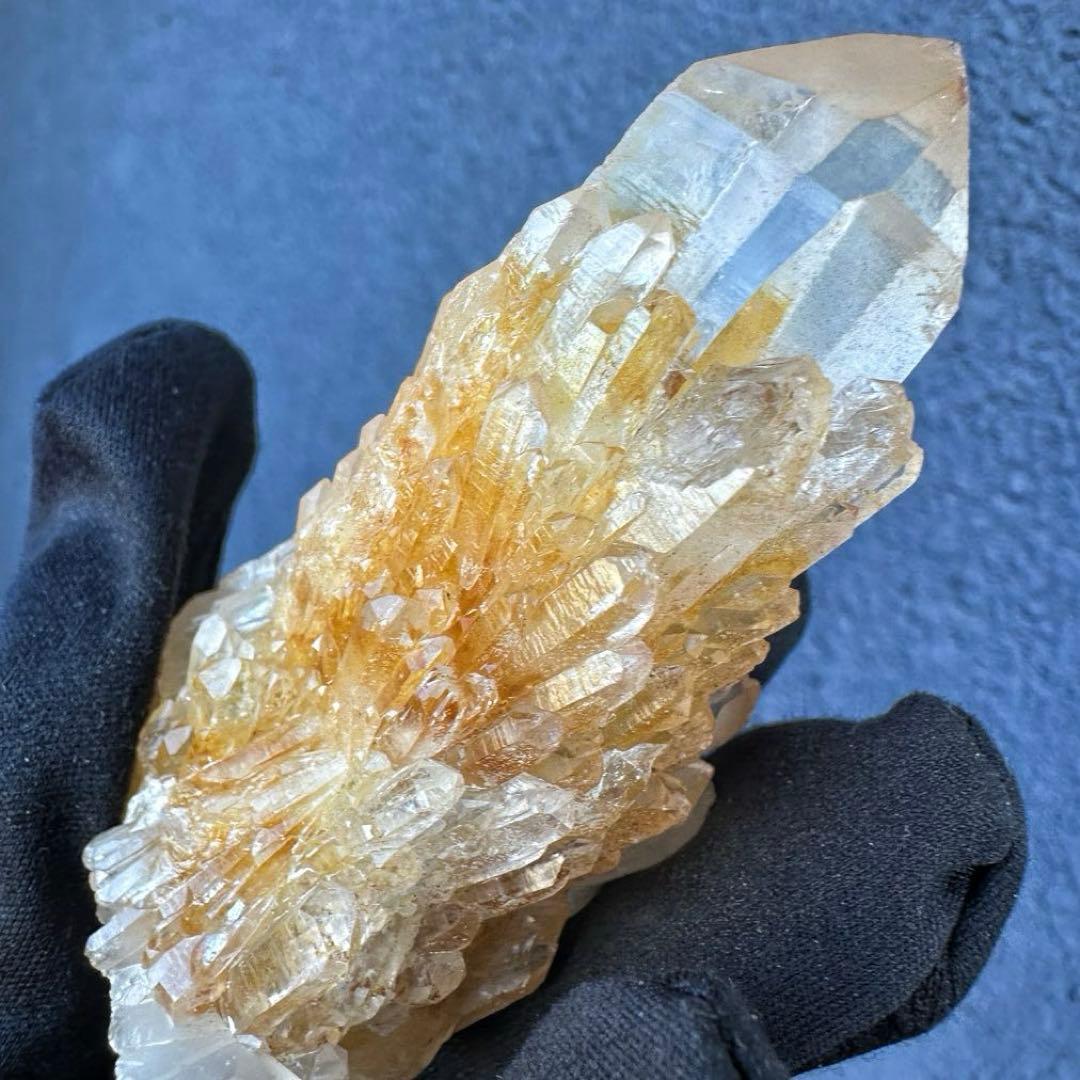 【金運】希少❗️高品質❗️超綺麗♡超強いパワーシトリン スピリットクォーツA1592