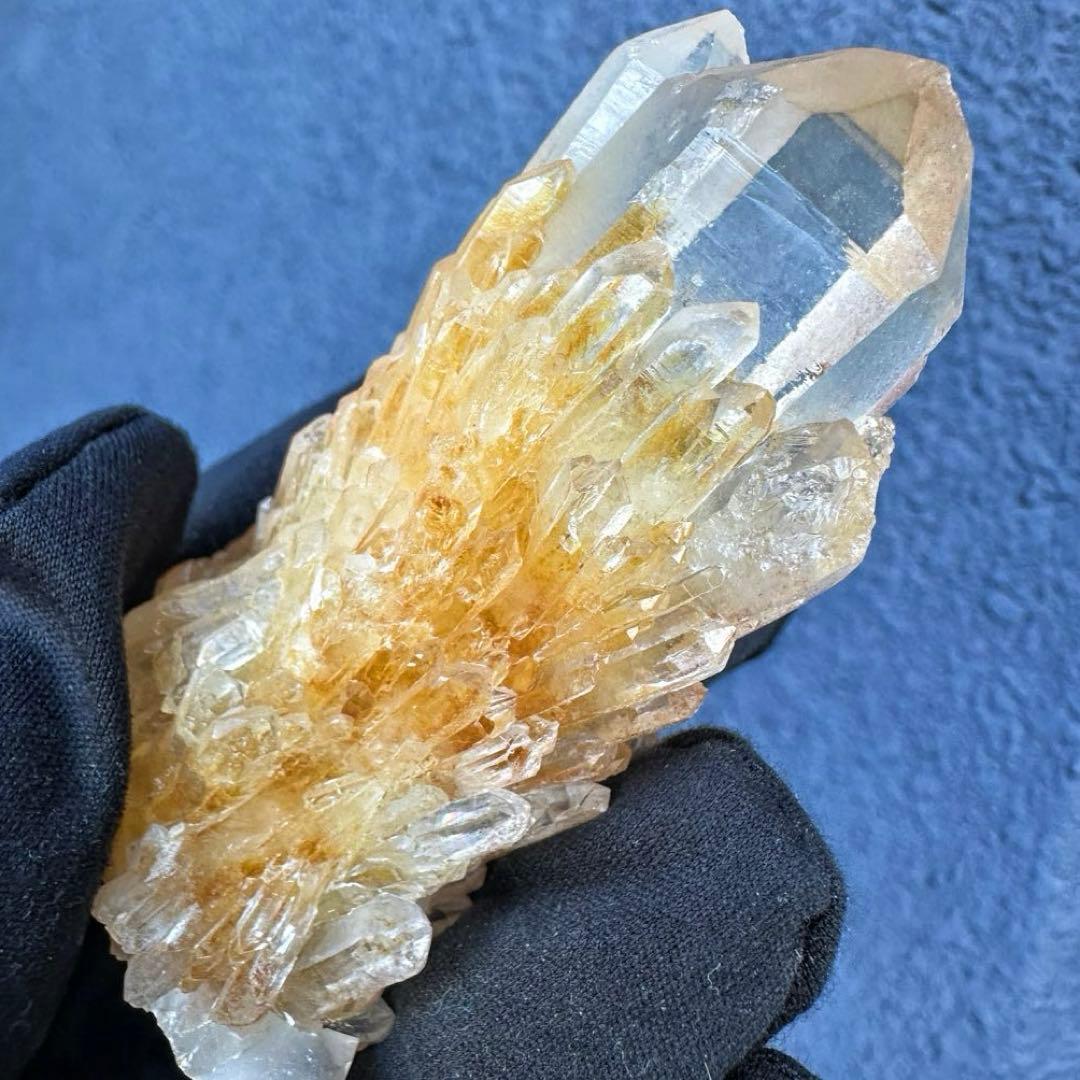 【金運】希少❗️高品質❗️超綺麗♡超強いパワーシトリン スピリットクォーツA1592