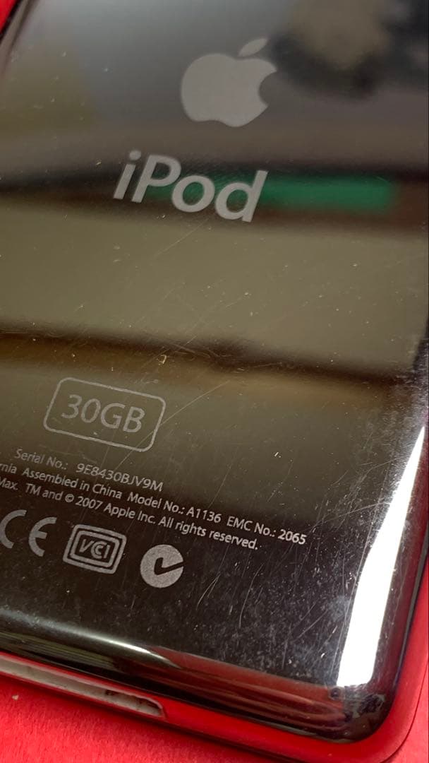 ポータブルプレーヤー Apple iPod 30GB A1136