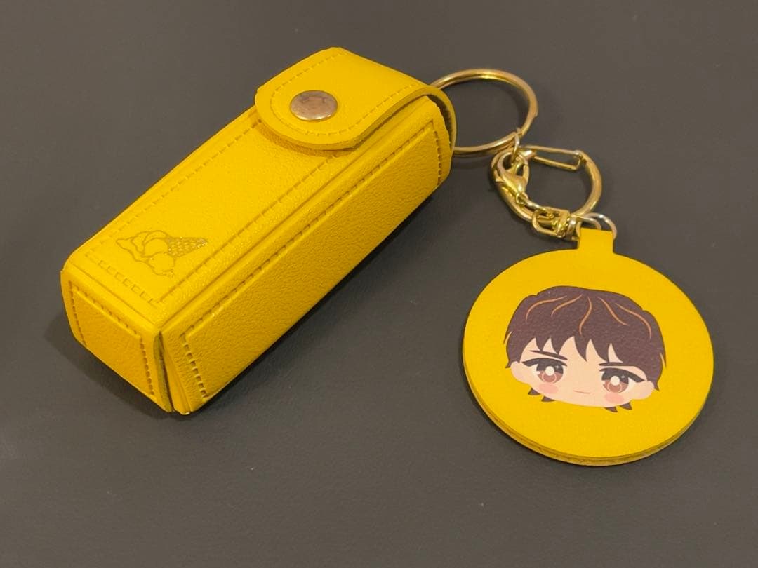 M!LK 吉田仁人 リップケース クリアミニうちわ マフラータオル 計4点セット