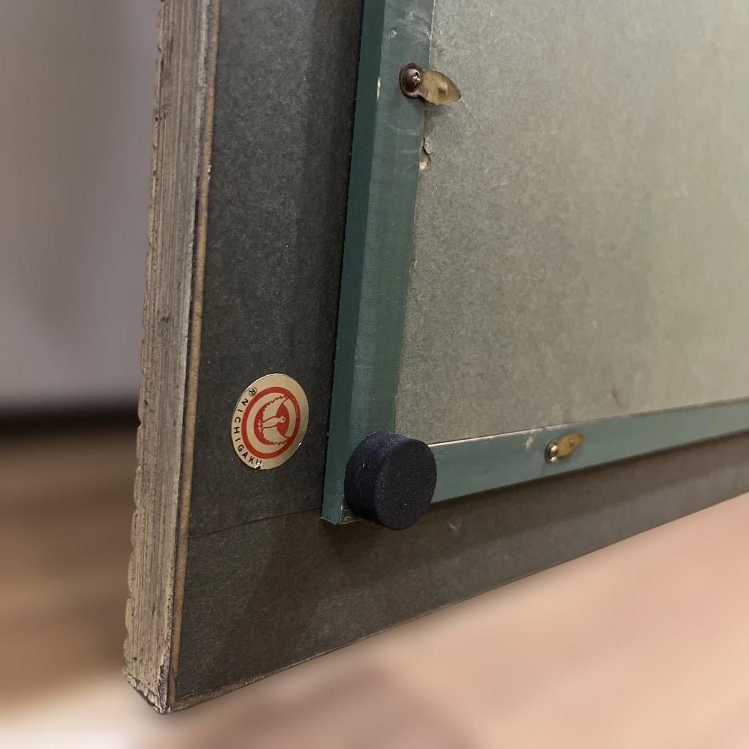 特価ビンテージ油絵額縁／木製／シルバー系／F6