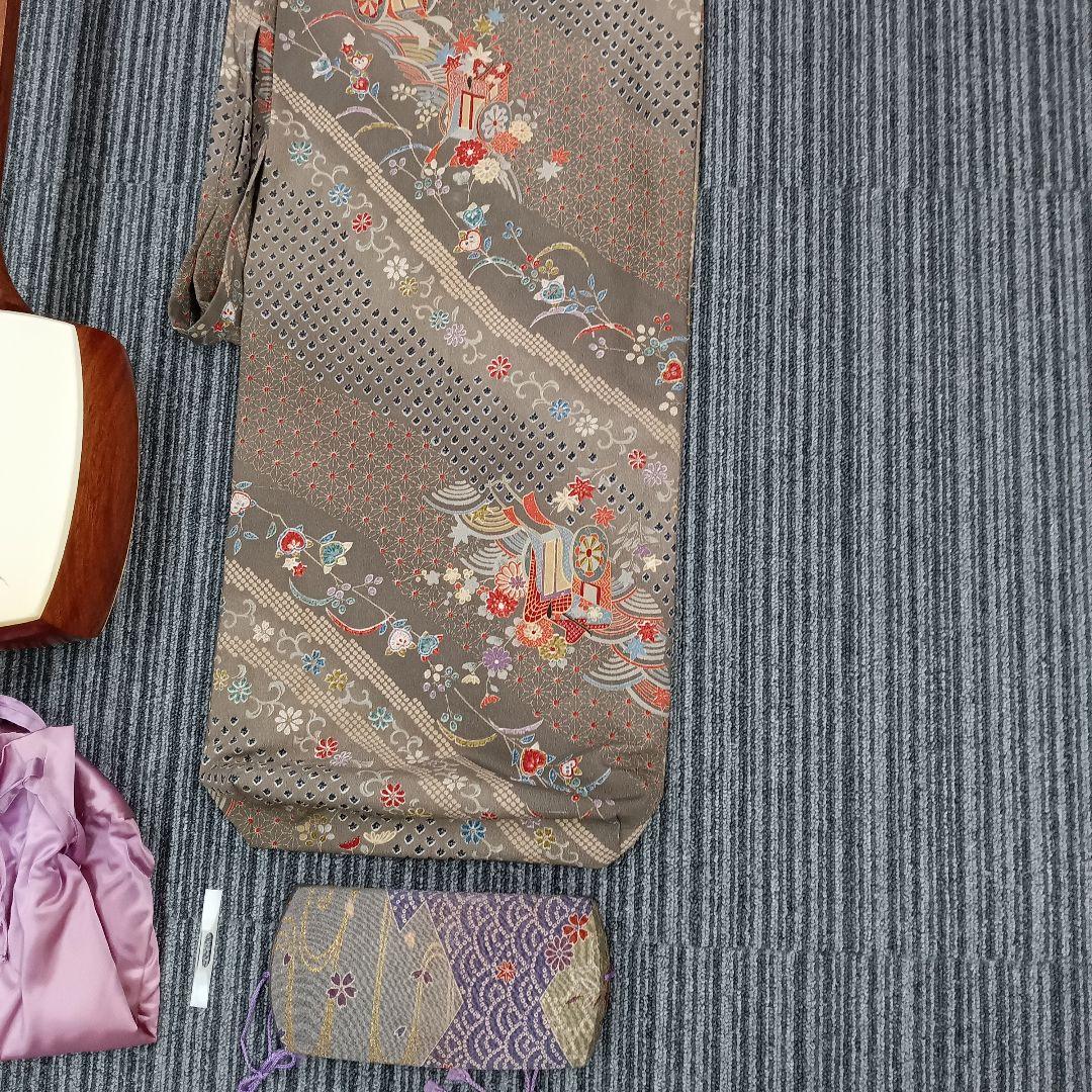 ♢B53 三味線 弦楽器 和楽器 胴掛け 収納袋付 破損あり 現状品